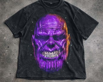 Dark Skull Vintage Shirt, Lila Skull Grafik T-Shirt, Streetwear Skull Shirt, Gothic Hoodie Sweatshirt, Kosmische Ästhetik Shirt, Unisex Geschenk.