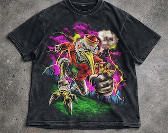 Retro Maskottchen Vintage Shirt, Wilder Vogel Grafik T-Shirt, Streetwear Shirt, Unisex Geschenk.
