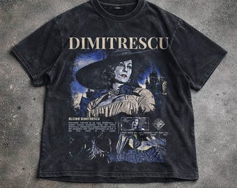 Koszulka z kapturem Resident Evil Lady Dimitrescu, bluza z kapturem Unisex, koszulka dla graczy, gadżety z gier wideo, gadżety z gier biologicznych i horrorów, fan art.