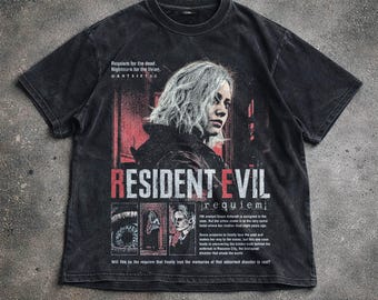 Resident Evil Requiem Grace Ashcroft T-Shirt, Horror Game Graphic Tee, Resident Evil Shirt, Zombie Survival Hoodie Sweatshirt, Unisex Gift.