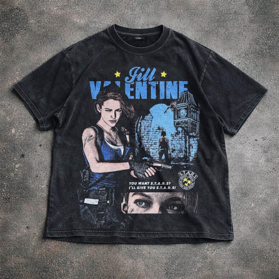 Resident Evil Requiem Jill Valentine T-Shirt, Horror Game Graphic Tee, Resident Evil Shirt, Zombie Survival Hoodie Sweatshirt, Unisex Gift.