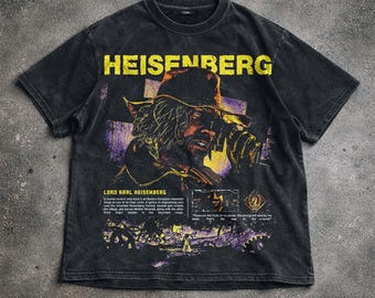 Koszulka Heisenberga z grafiką Resident Evil, koszulka z grą Survival Horror, koszulka z nadrukiem w stylu vintage, sprana, bluza z kapturem.