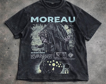 Koszulka Resident Evil Moreau, koszulka z grafiką Salvatore Moreau, bluza z kapturem w stylu vintage, unisex, prezent dla gracza dla niego i dla niej.