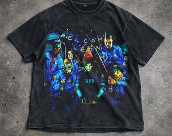 Maglietta Resident Evil Leon Kennedy RPD Horror Graphic Tee Felpa con cappuccio gotica Unisex Gamer Gift for Him Her Streetwear.