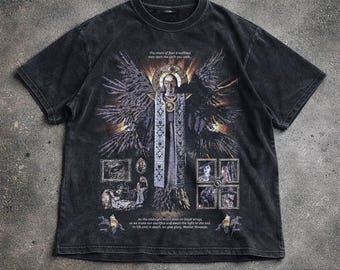 Koszulka Resident Evil Village z nadrukiem Mother Miranda, koszulka z nadrukiem w stylu gotyckim, koszulka z kapturem i bluzą typu T-shirt z nadrukiem w stylu horroru, odzież unisex.