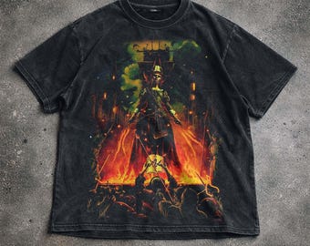 Dunkles Ritual Vintage T-Shirt, Gothic Grafik T-Shirt, Okkulte Ästhetik Shirt, Dunkler Hoodie Sweatshirt, Unisex Geschenk.