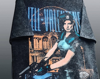 Koszulka Resident Evil Requiem Jill Valentine, koszulka z grafiką z gry Horror, koszulka Resident Evil, bluza z kapturem Zombie Survival, prezent unisex.