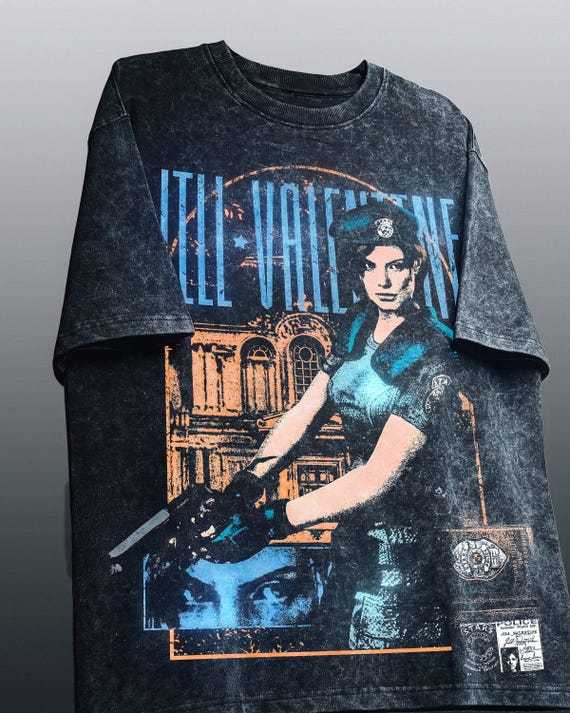 Resident Evil Requiem Jill Valentine T-Shirt, Horror Game Graphic Tee, Resident Evil Shirt, Zombie Survival Hoodie Sweatshirt, Unisex Gift.