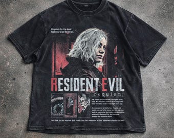 Resident Evil Requiem Grace Ashcroft T-Shirt, Horror Game Graphic Tee, Resident Evil Shirt, Zombie Survival Hoodie Sweatshirt, Unisex Gift.