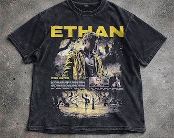 Koszulka z kapturem Resident Evil Ethan Winters, bluza unisex dla graczy, koszulka z motywem horroru, prezent z gry wideo, fan art, urodziny, Boże Narodzenie.
