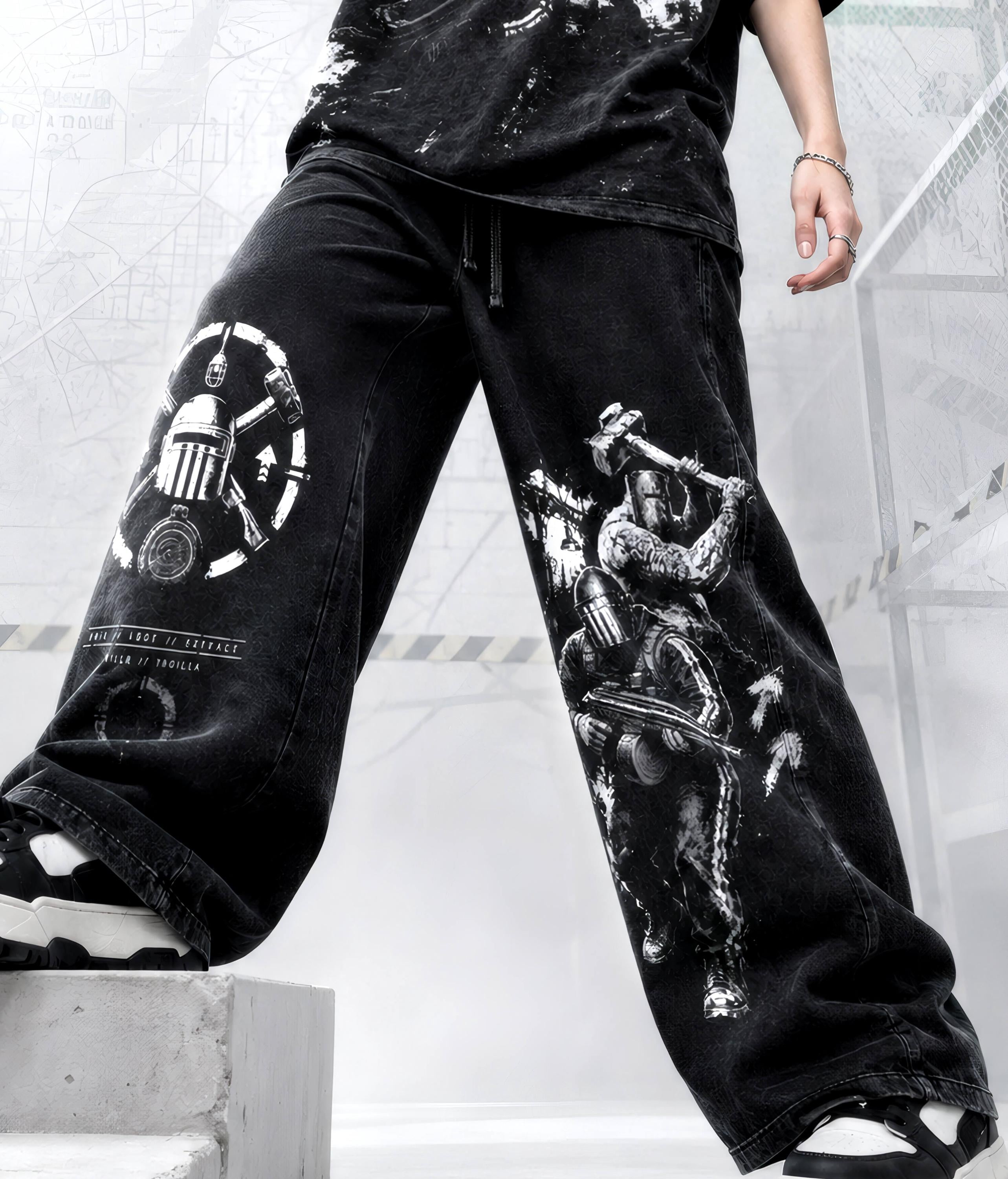 Bleach Art Sweatpants - Etsy