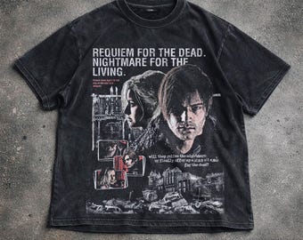 Resident Evil Requiem T-Shirt, Leon Kennedy Graphic Tee, Survival Horror Game T-Shirt, Unisex Hoodie Sweatshirt, Gamer Gift.