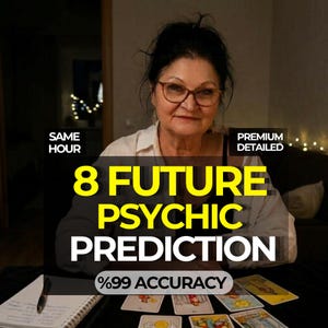8 predicciones futuras Lectura psíquica, lectura de mediumnidad, cartas del tarot, lectura psíquica del futuro, lectura de adivinación, lectura del amor, misma hora