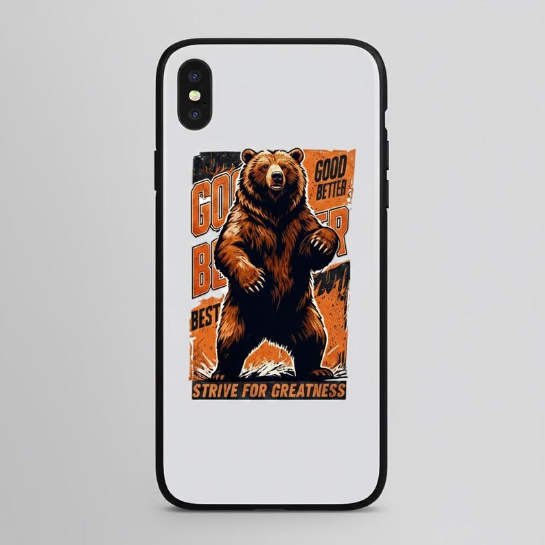 Good Better Best PNG, Motivational Bear SVG, Vintage Animal Quote Art ...