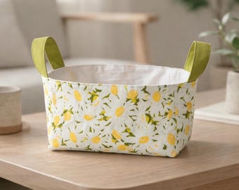 Fabric Bucket Sewing Pattern | Home Organizer Bin | Beginner Friendly PDF Template (A4/A0 US Letter)