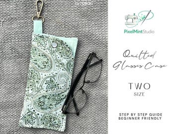 Glasses Case Sewing Pattern | Beginner Friendly Fabric Pouch (PDF Pattern, Video Tutorial)