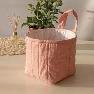 Fabric Pot Sewing Pattern |  Beginner Fabric Storage Pot (PDF Template) A4/A0/US Letter