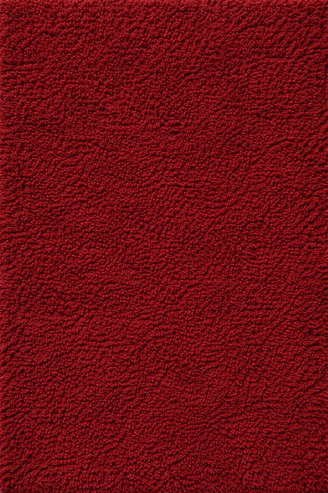 Ruby Red Solid Tufted Wool Rug – Plush Minimalist Modern Carpet - Etsy