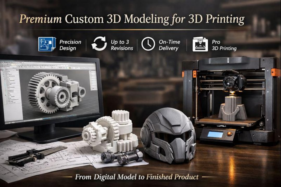 Custom 3D Models for 3D Printing | 3D Modeling | 3D Pringting Files - Etsy