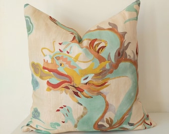 Puff Carlton V Chinoiserie Pillow Cover