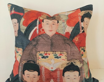Costa Este Sian Chinoiserie Pillow Cover
