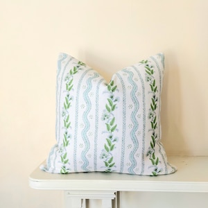 Emma Stripe Pillow Cover , Grand Millennial Style,