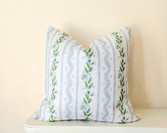 Emma Stripe Pillow Cover  100% linen