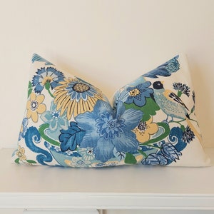 Schumacher Lansdale Bouquet Pillow Cover, Grand Millennial Style