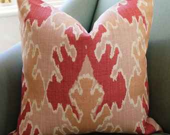 apricot throw pillows