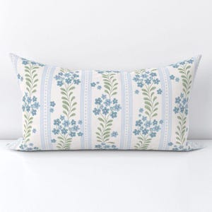 Preppy Posie Pillow Cover, Vintage Floral, Grand Millennial