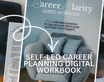 Career Clarity Workbook | 52 Guided Reflection Prompts (Digital Download)