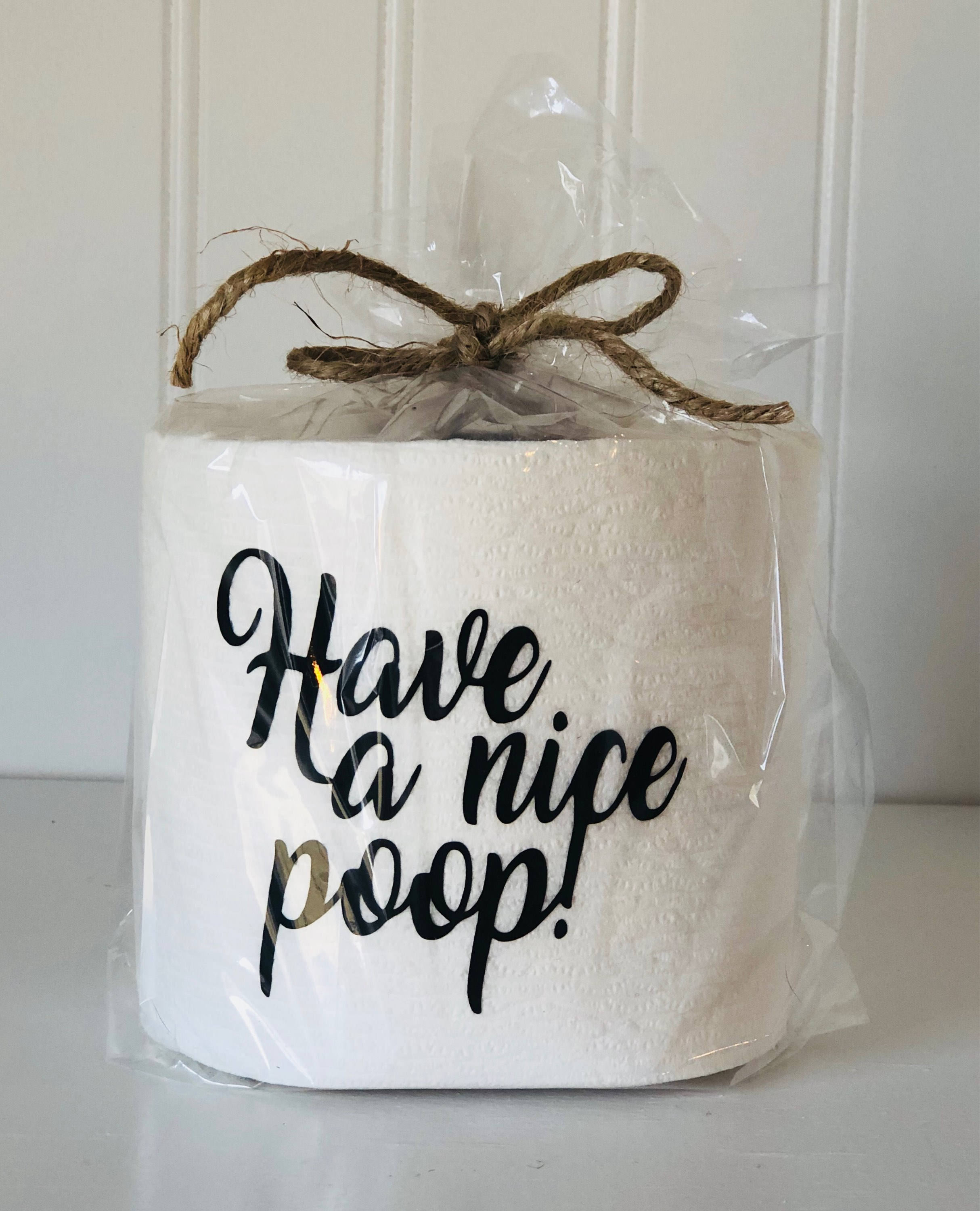 Bathroom Humor. Poop Gift. Gag Gift. Toilet Paper Gift. Best Etsy