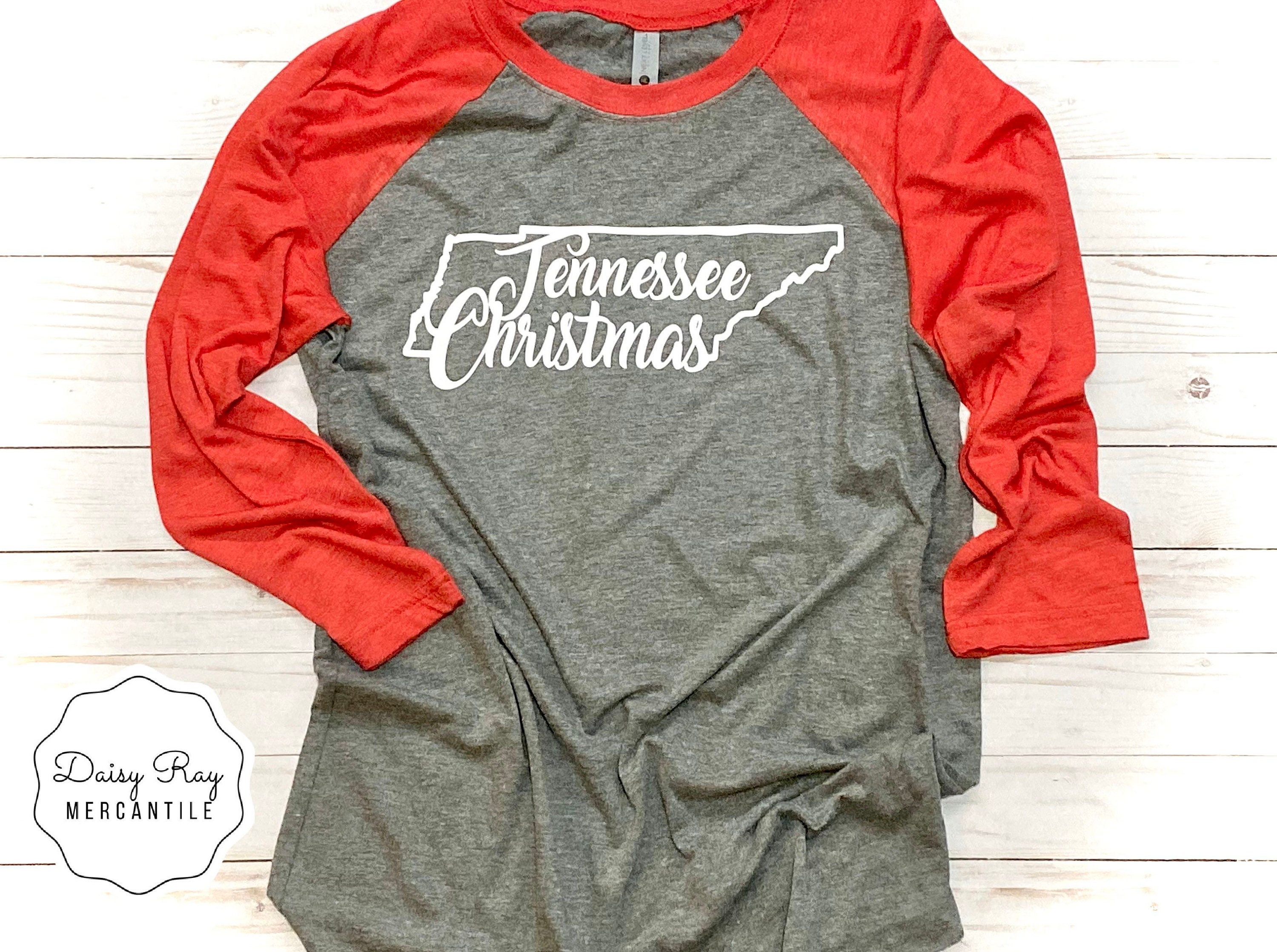 Tennessee Christmas T-Shirt Tennessee Christmas Baseball | Etsy