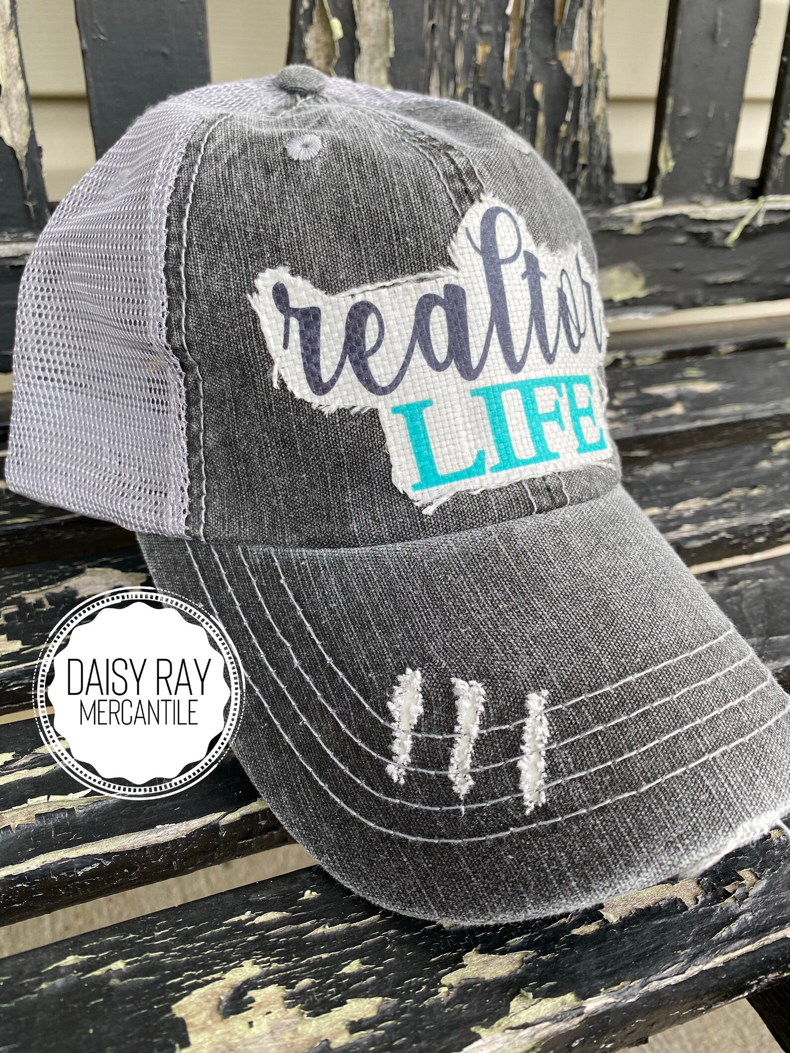 Realtor Life Hat Real Estate Hat Realtor Gift Vintage Etsy