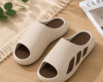 Sandalias de EVA, sandalias unisex Cloud, zapatos de ducha antideslizantes, pantuflas para la playa y la piscina, sandalias para interiores, sandalias ligeras para parejas, ¡regalos de verano!