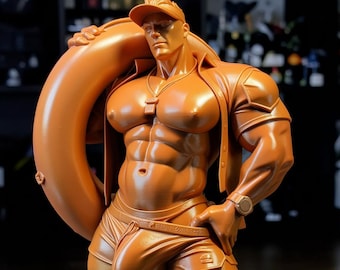 Sexy Bara Lifeguard Figure – Beach Himbo Summer Hunk