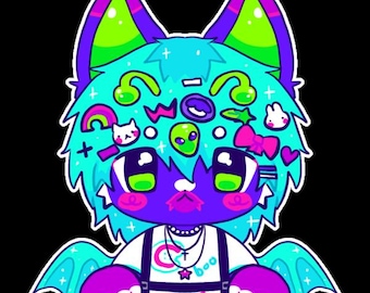 Badge icon furry art oc