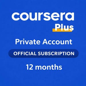 Coursera Plus 1 Year Unlimited Access | 7000+ Courses & Verified Certificates