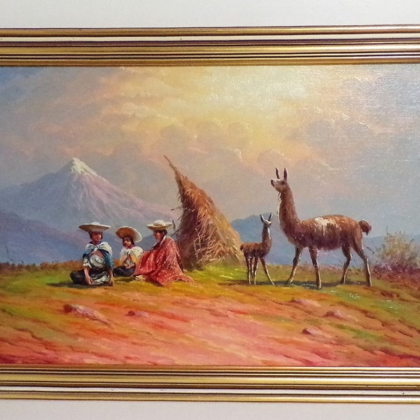 Ecuador Painting Etsy