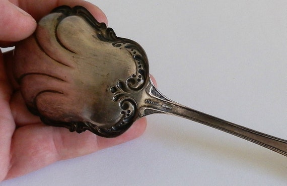 Antique silver hotsell serving spoons