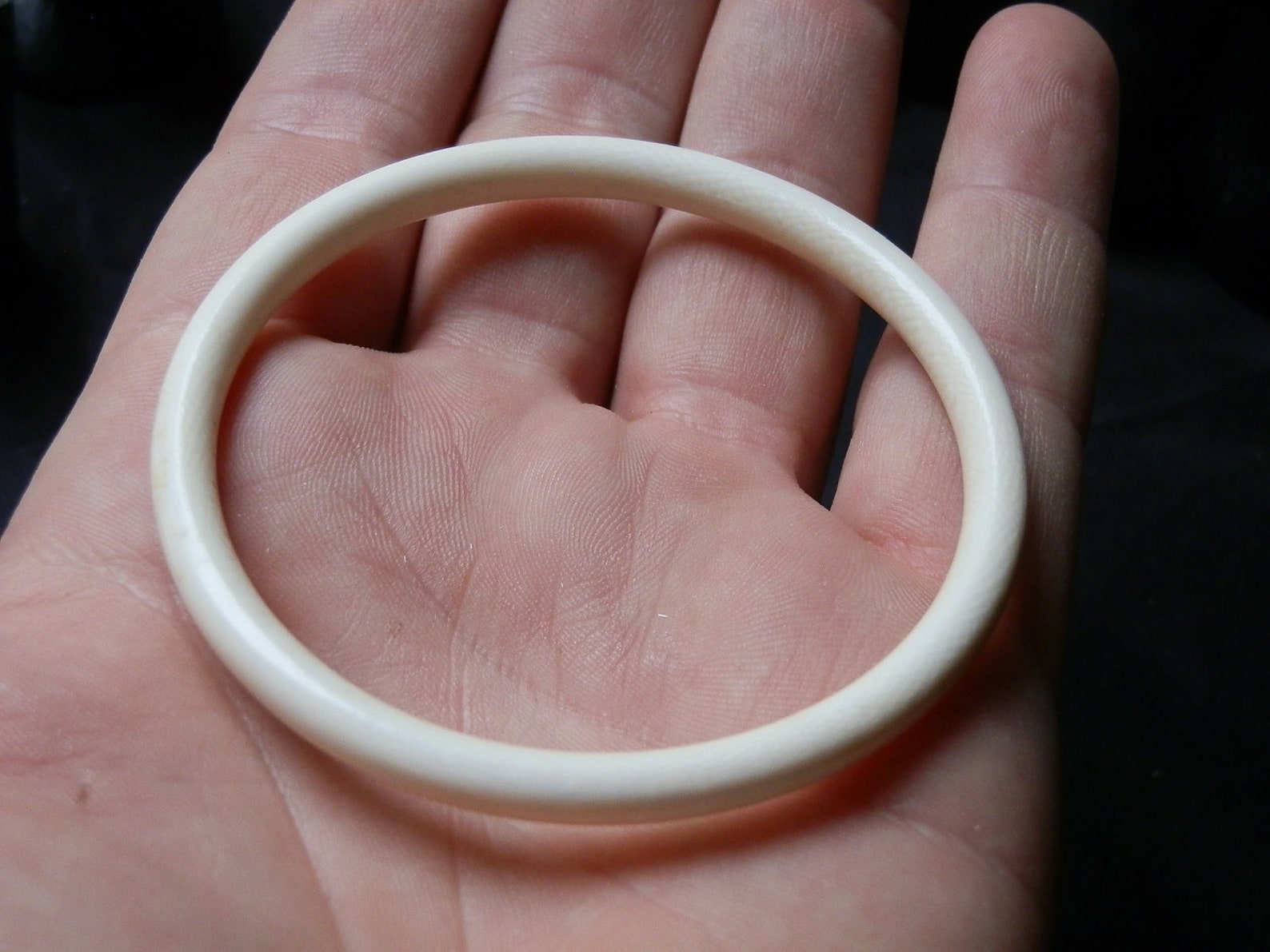 Authentic Ivory Bangle Bracelet. PreBan Elephant Ivory. Etsy