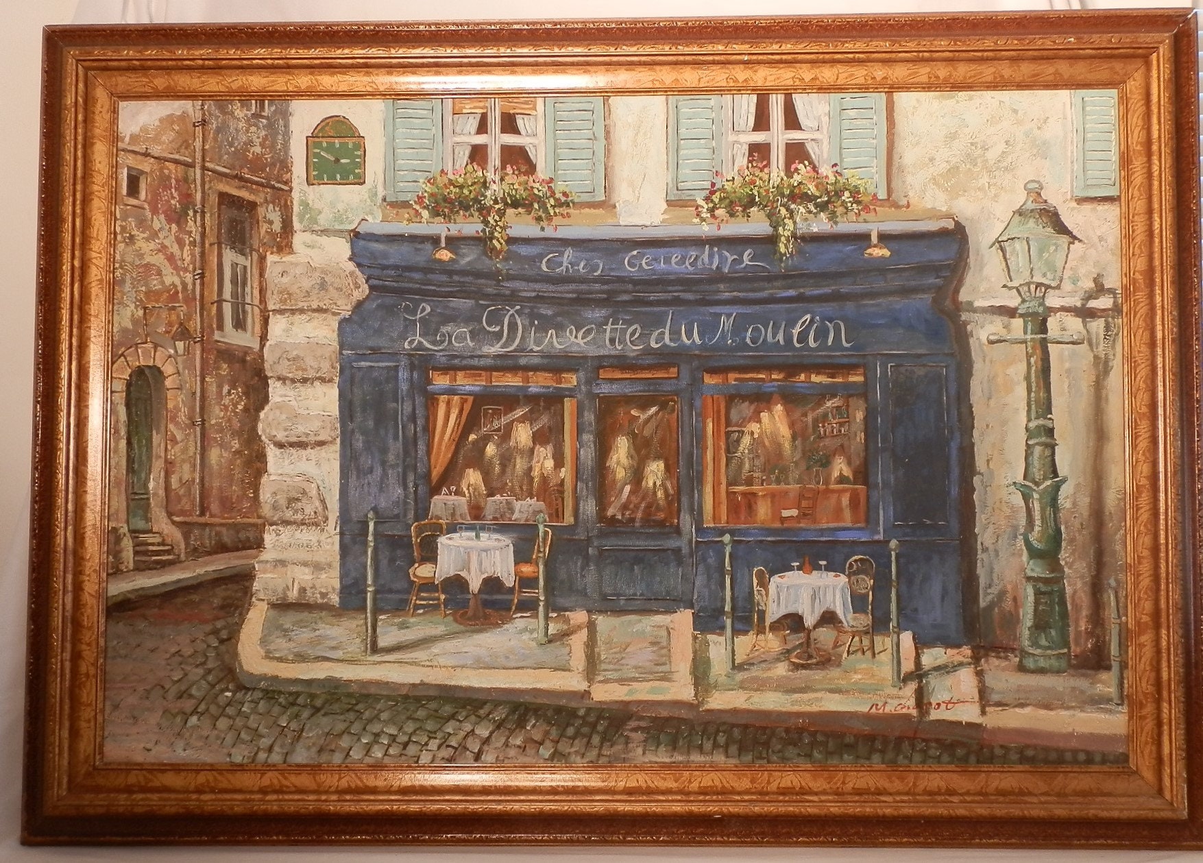 M Chapot Oil On Canvas Painting 24 x 36. French Etsy