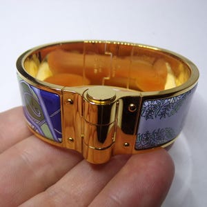 HERMES Galop Horse Bangle Cuff Bracelet Small Model Sterling
