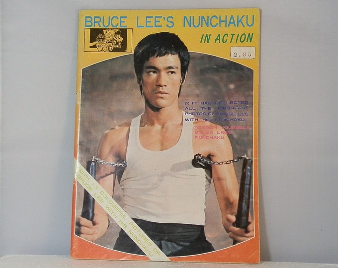 Bruce Lee's Nunchaku in Action Collectible Magazine 1976 Etsy