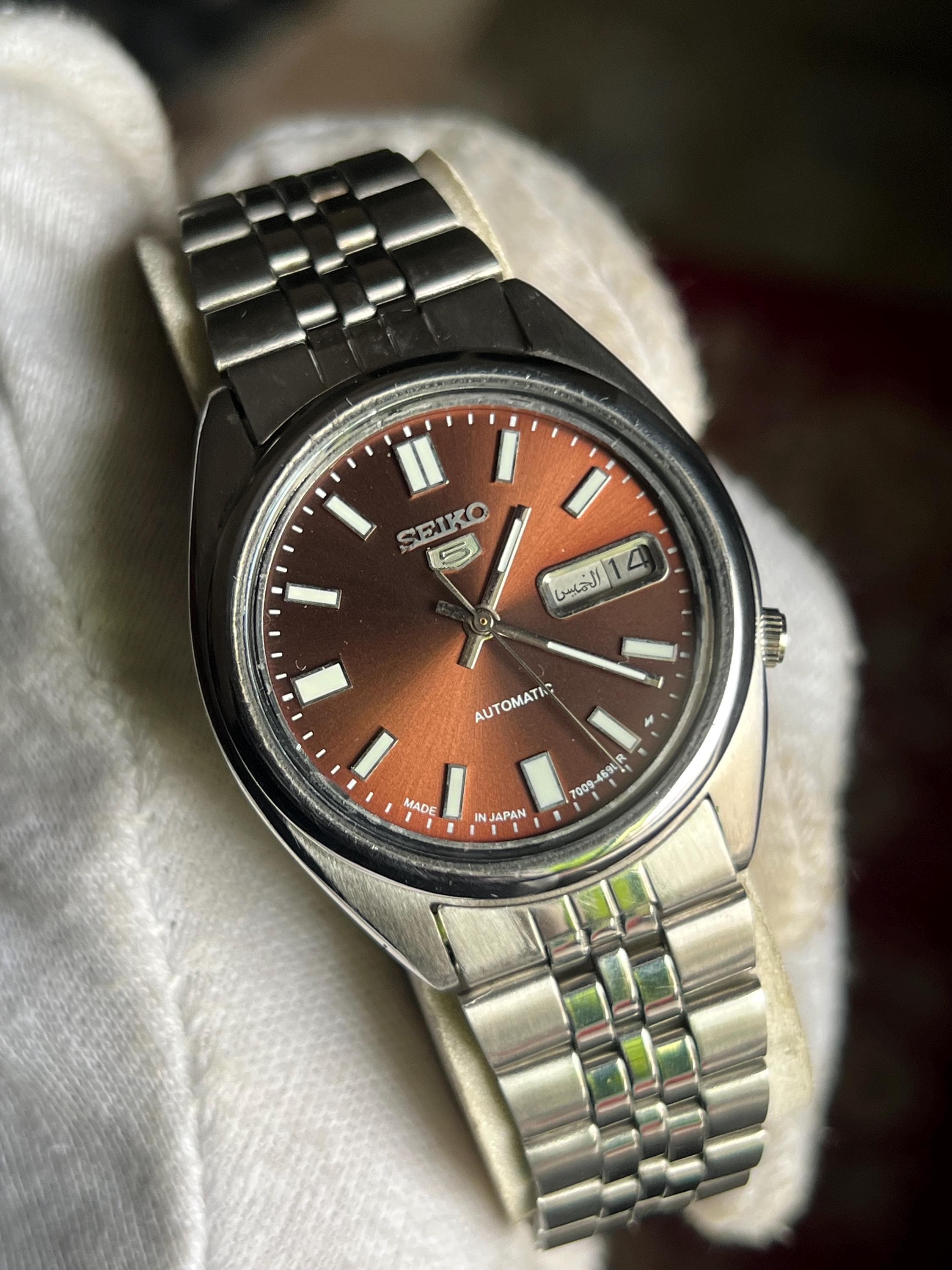 ヴィンテージ セイコー5 自動巻き 腕時計 SEIKO 7009-3171 ヴィンテージ セイコー5 自動巻き 腕時計 SEIKO 7009-3171