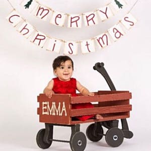 Wedding Wagon Wood Toddler Size Rustic Free Shipping Fully Functional Flower Girl Porch Decor Photo Prop