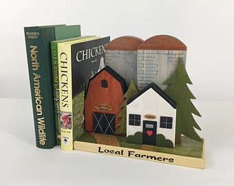 Local Farmers 3D Wood Cutout Farmers Market Shelf Display Home Decor Farmers Of America Farmers
