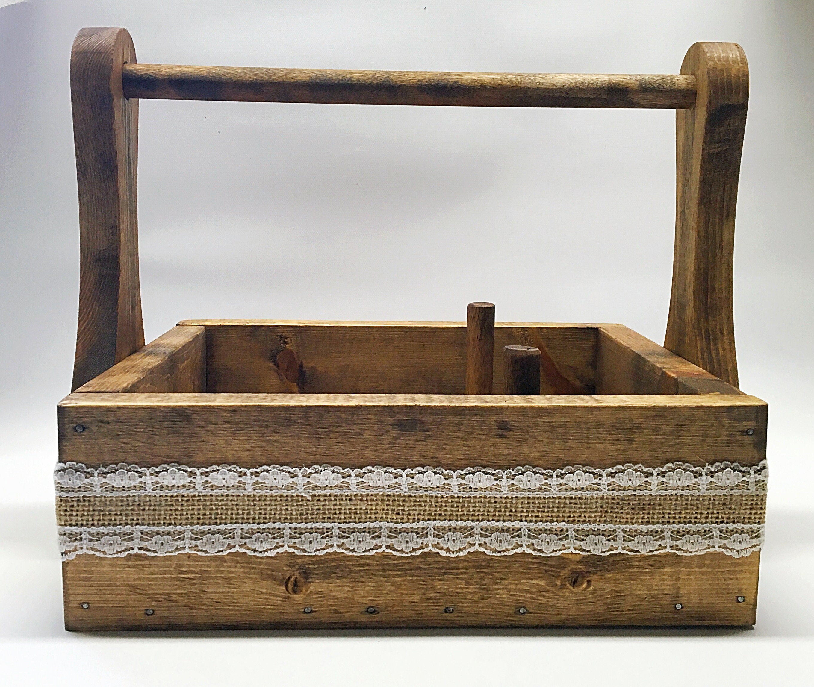 Kitchen Table Caddy Organizer Wood Napkin Holder Table Center Etsy