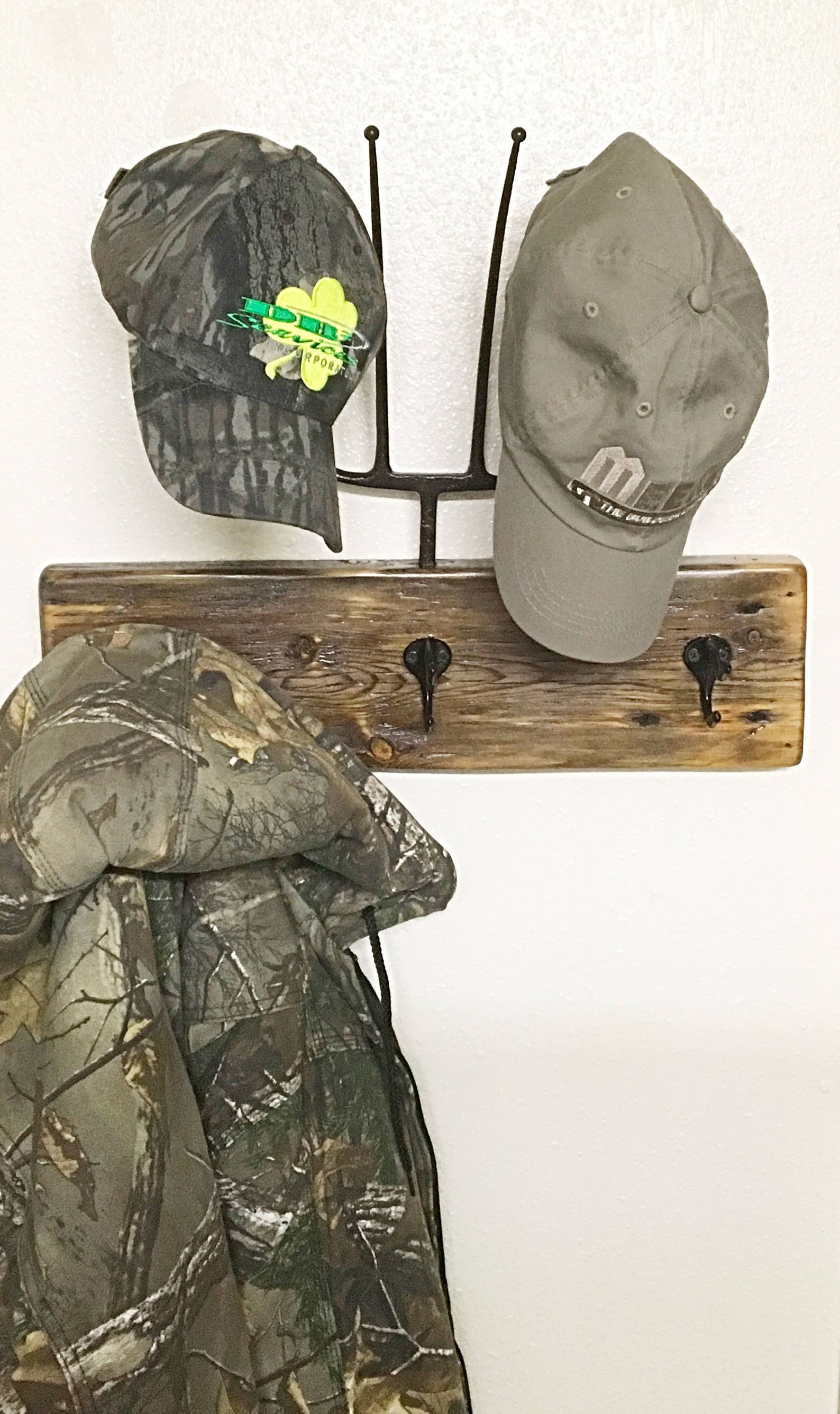 Vintage Pitchfork Hat And Coat Rack Scarf Rack Farmhouse Etsy
