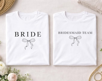 Maglietta per la squadra sposa e damigella d'onore in formato PNG, design per festa di matrimonio (download immediato)